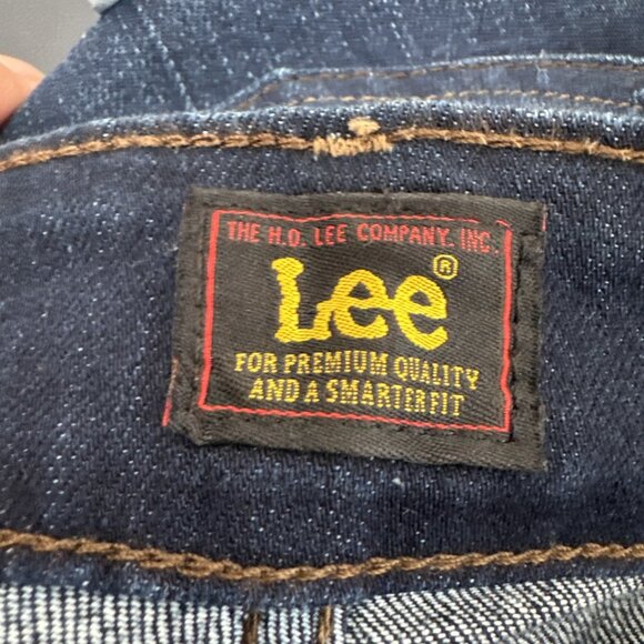 Lee Women's 16W Stretch Straight Mid Rise Jeans Blue NWT Inseam 29.25" - Picture 7 of 13